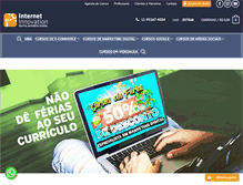 Tablet Screenshot of internetinnovation.com.br